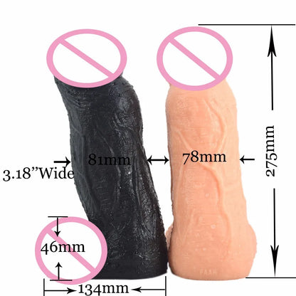Premium Silicone Dildo Attachment Set