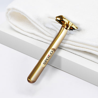 Elegant Gold Finish Safe