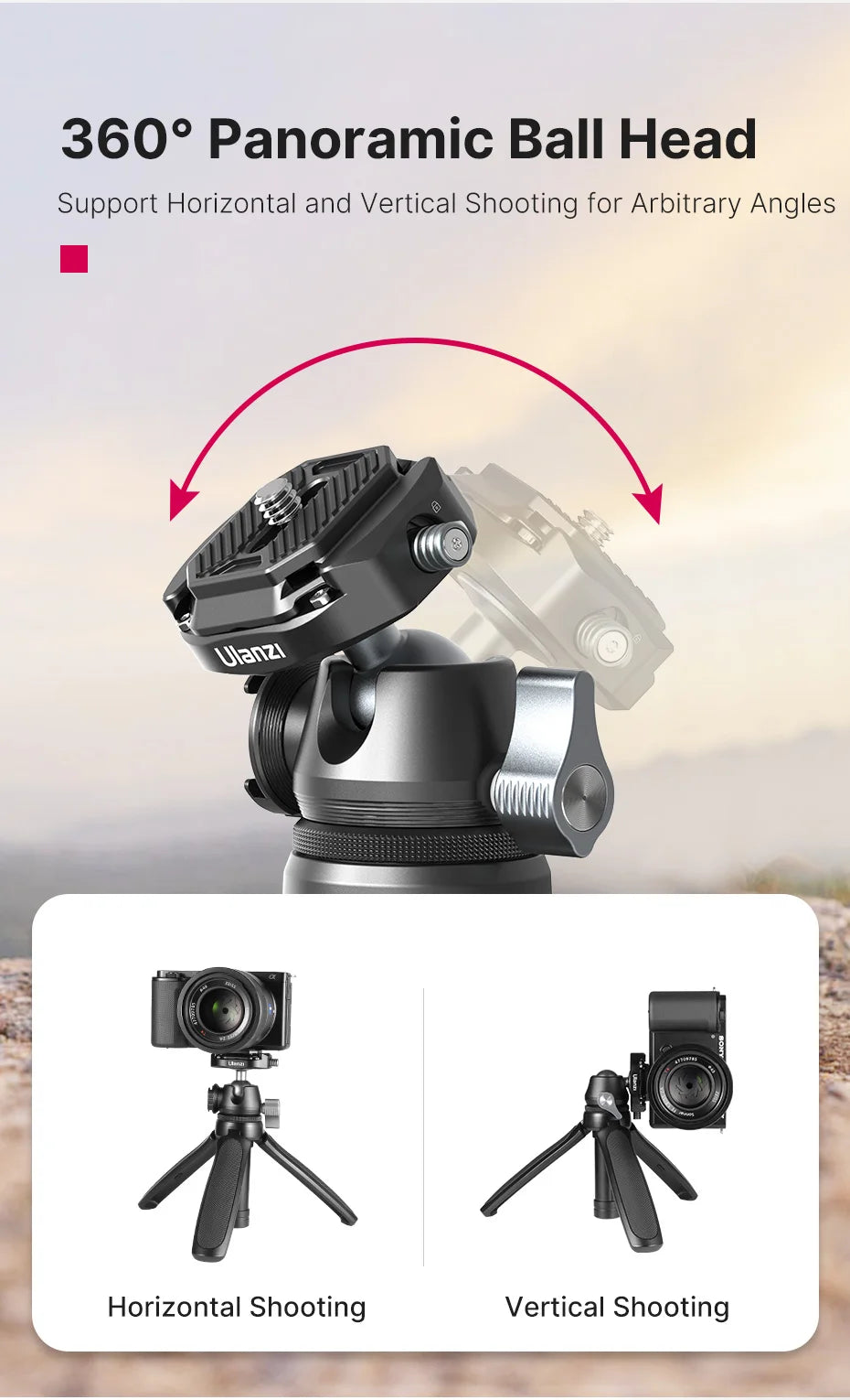 Lightweight Professional Tripod