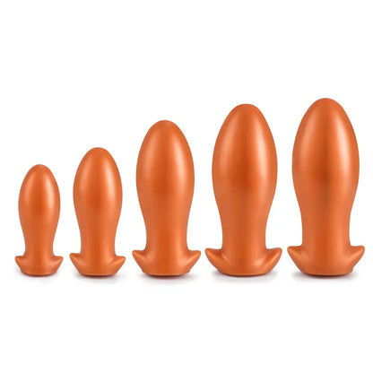 Oversized Luxury Silicone Anal Plug — 5 Sizes Premium