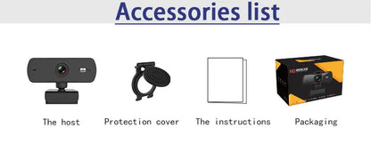 HD Autofocus Webcam With Privacy Cover