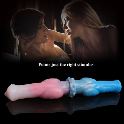 40cm Dual Horse Dog Knot Double Dildo — 3 Colours