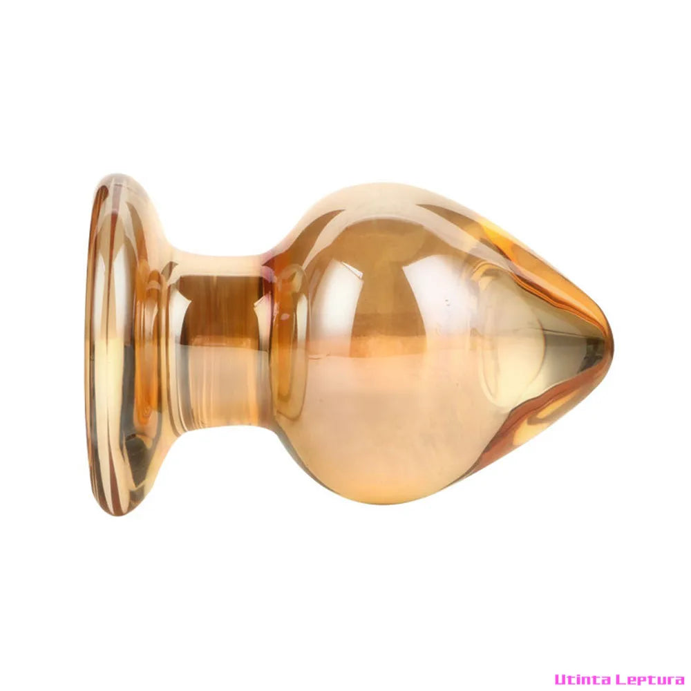 Sleek Glass Plug For Stimulation