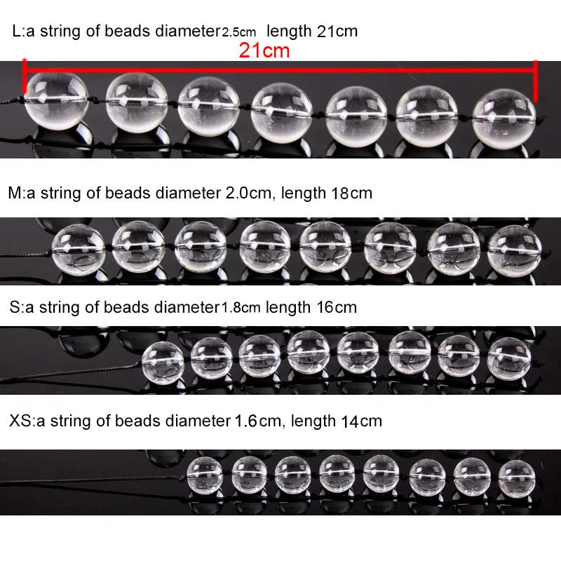 Premium Glass Pleasure Beads — Temperature Play Borosilicate