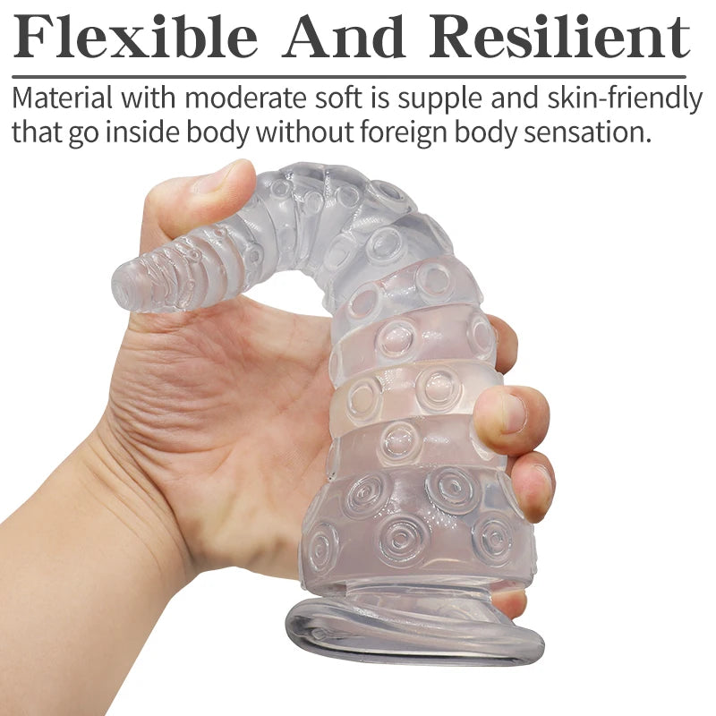 Anal Sex Toys/Plug/Dilator Octopus Dildo Sucker Butt Plug Bunny Tail Adult Goods For Men Women Prostate Massager Buttplug