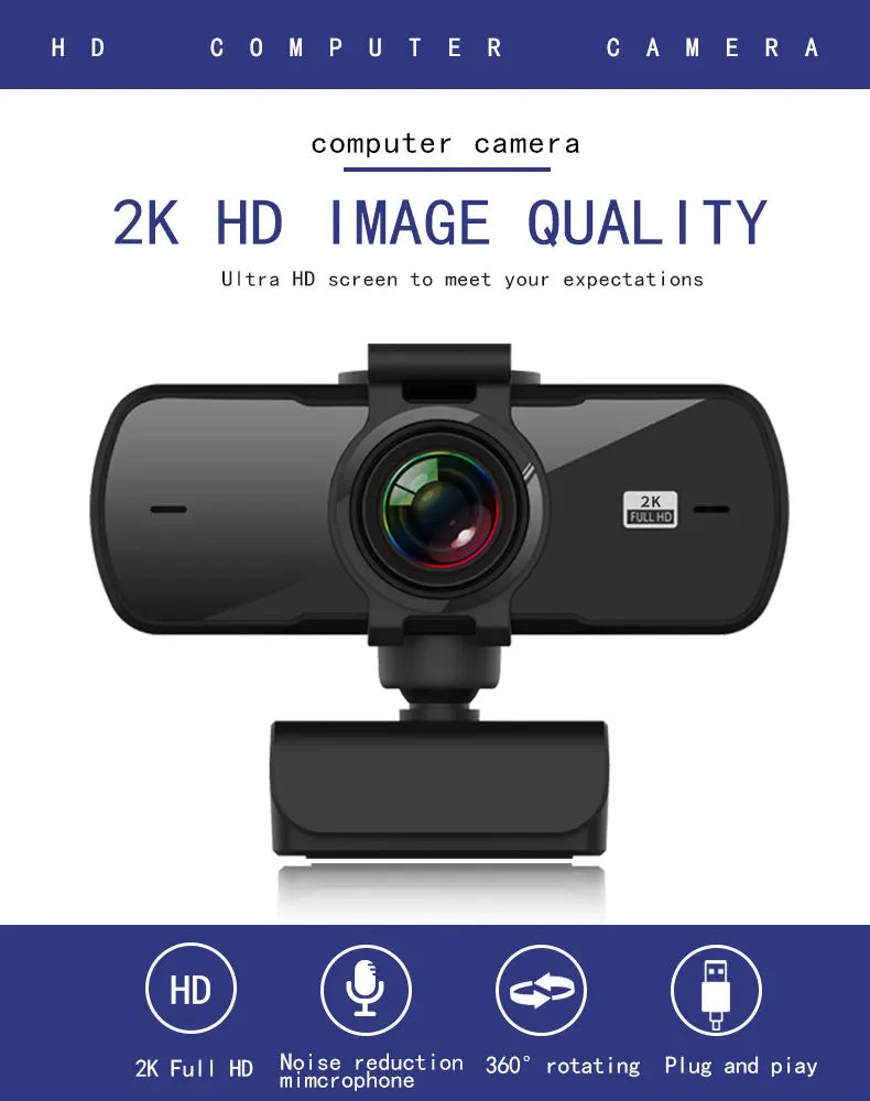 HD Autofocus Webcam With Privacy Cover