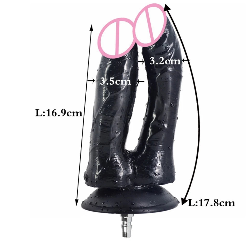 Premium Silicone Dildo Attachment Set