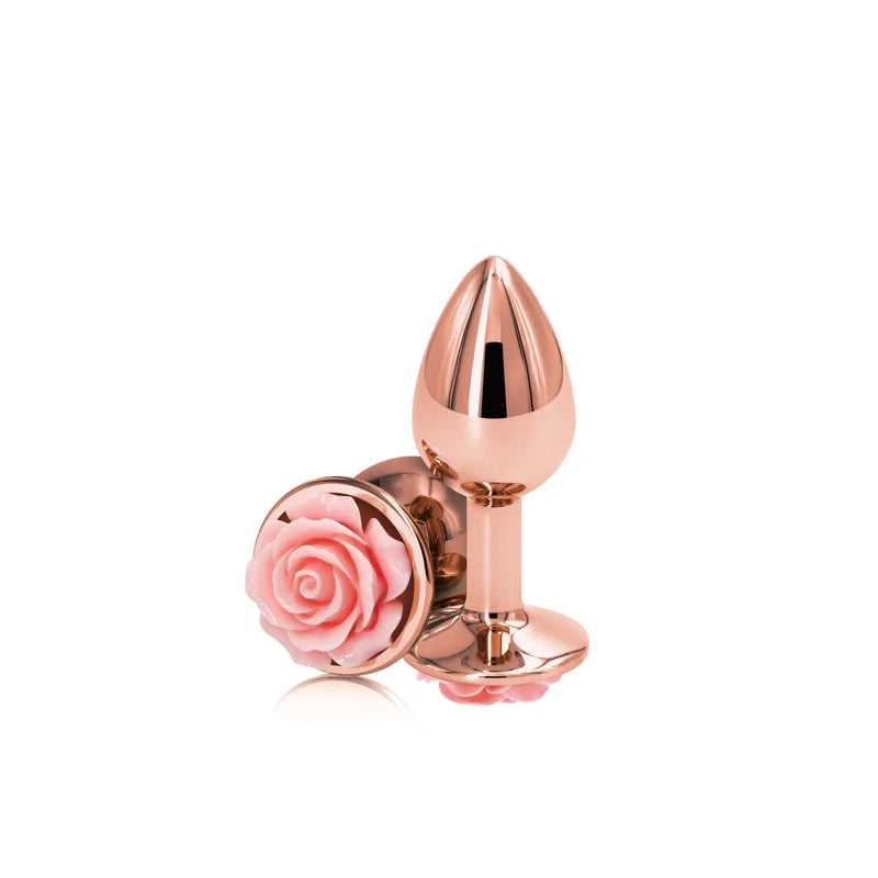 Crystal Heart Metal Plug Massager Set