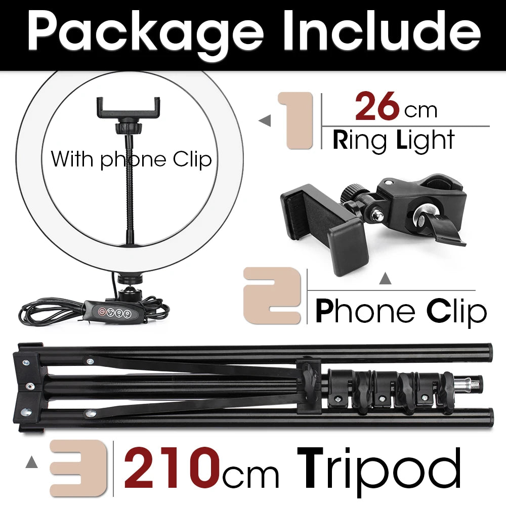 Adult Content Creators Light With Tripod