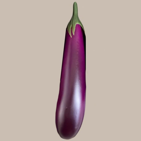 Eggplant Novelty Pleasure Dildo — Playful Shape Real Sensation