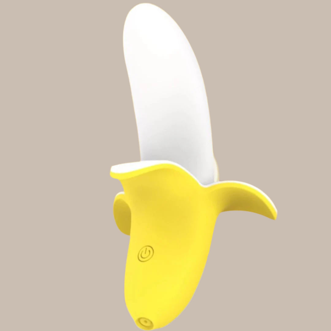 Banana Silicone Vibrator — 12-Frequency G-Spot and Anal