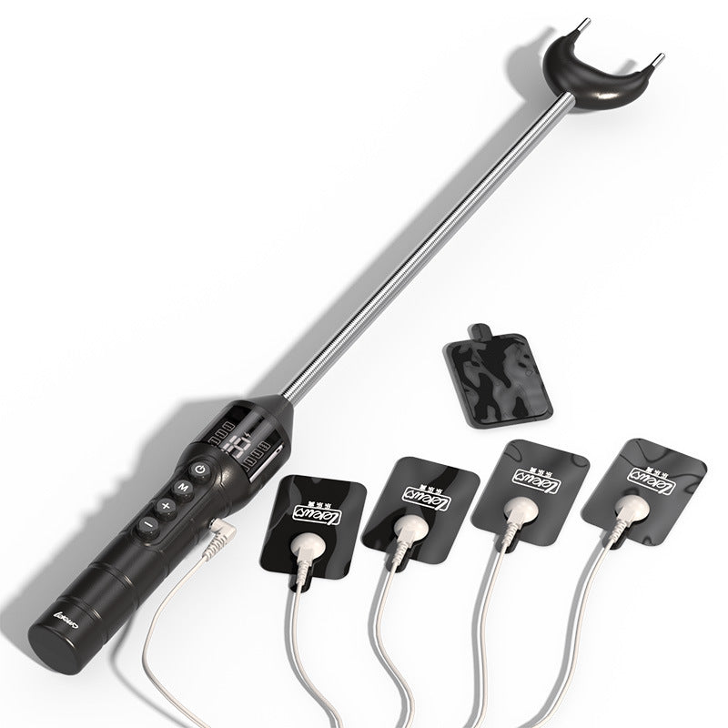 Electric Shock Stick, Use with nipple clamps, Adjustable Pulse Stimulator, Sex Game, Microcurrent BDSM Training, Adult Sex Toys