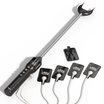 Electric Shock Stick, Use with nipple clamps, Adjustable Pulse Stimulator, Sex Game, Microcurrent BDSM Training, Adult Sex Toys