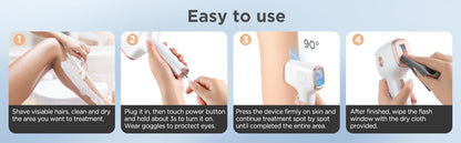 Painless Hair Removal Device