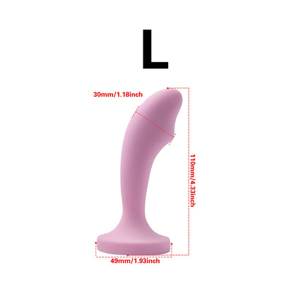 Premium Silicone Pink Crysta Plug