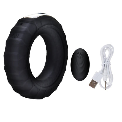 Penis trainer penis ring men delayed ejaculation sex toy USB rechargeable silicone vibrating penis ring adult sex toy for men