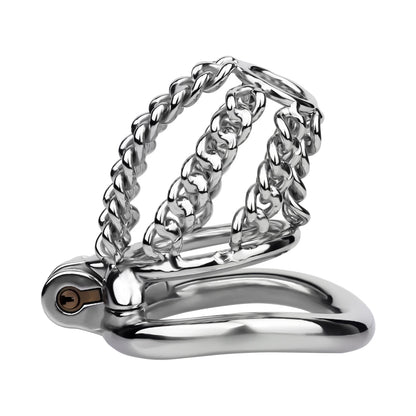 Binding Metal Chastity Cage