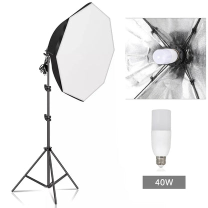 Studio Lighting with Global Plug Adapters