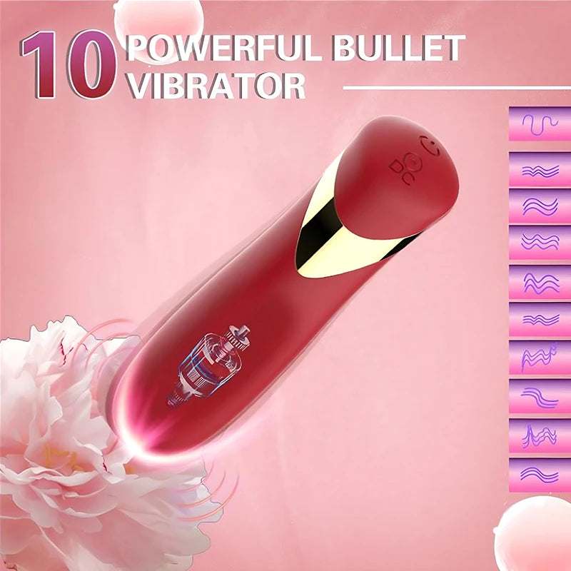 10-Speed Lipstick Stylen Bullet Massager