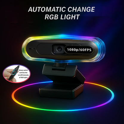 4k LED Light Autofocus Webcam