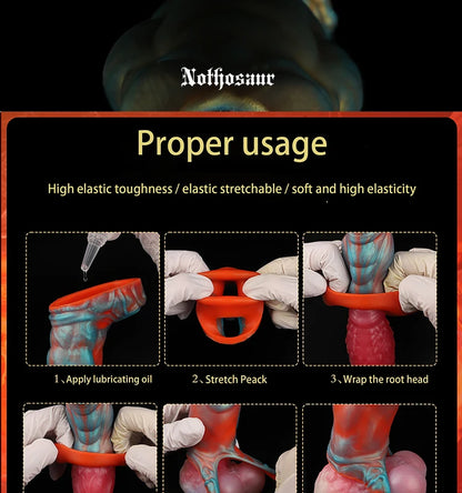 Fantasy Ribbed Silicone Sleeve Extender