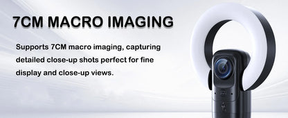 AI Autofocus 4K Webcam With Light