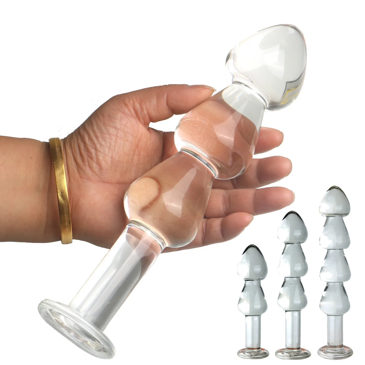 Non-Porous Glass Butt Plug