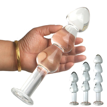 Non-Porous Glass Butt Plug