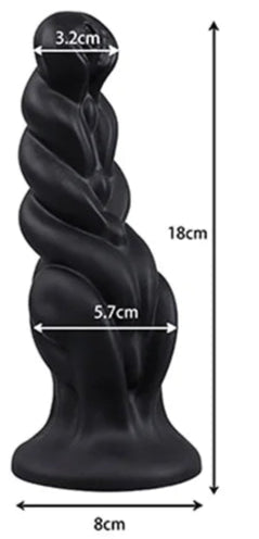Glow-in-the-Dark Silicone Anal Plug — Luminous Realistic