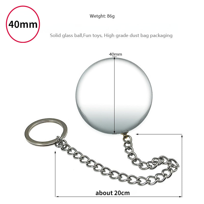 Crystal Glass Ball Anal Plugs Anal Dilator Pendant Ball Butt Plug Alternative Orgasm Daisy Stimulation Sex Tools Erotic Supplies