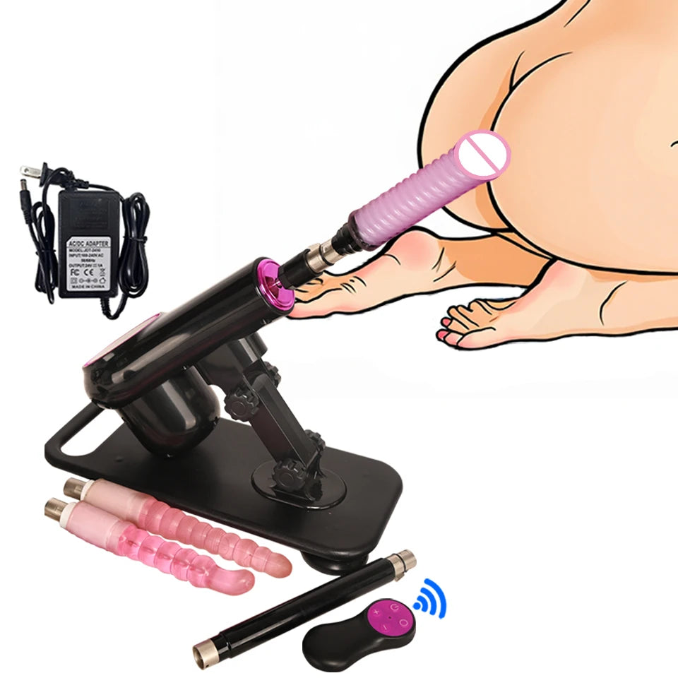 Wireless Remote Control Sex Machine Set