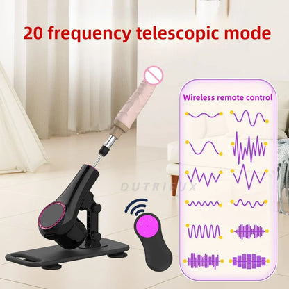Wireless Remote Control Sex Machine Set