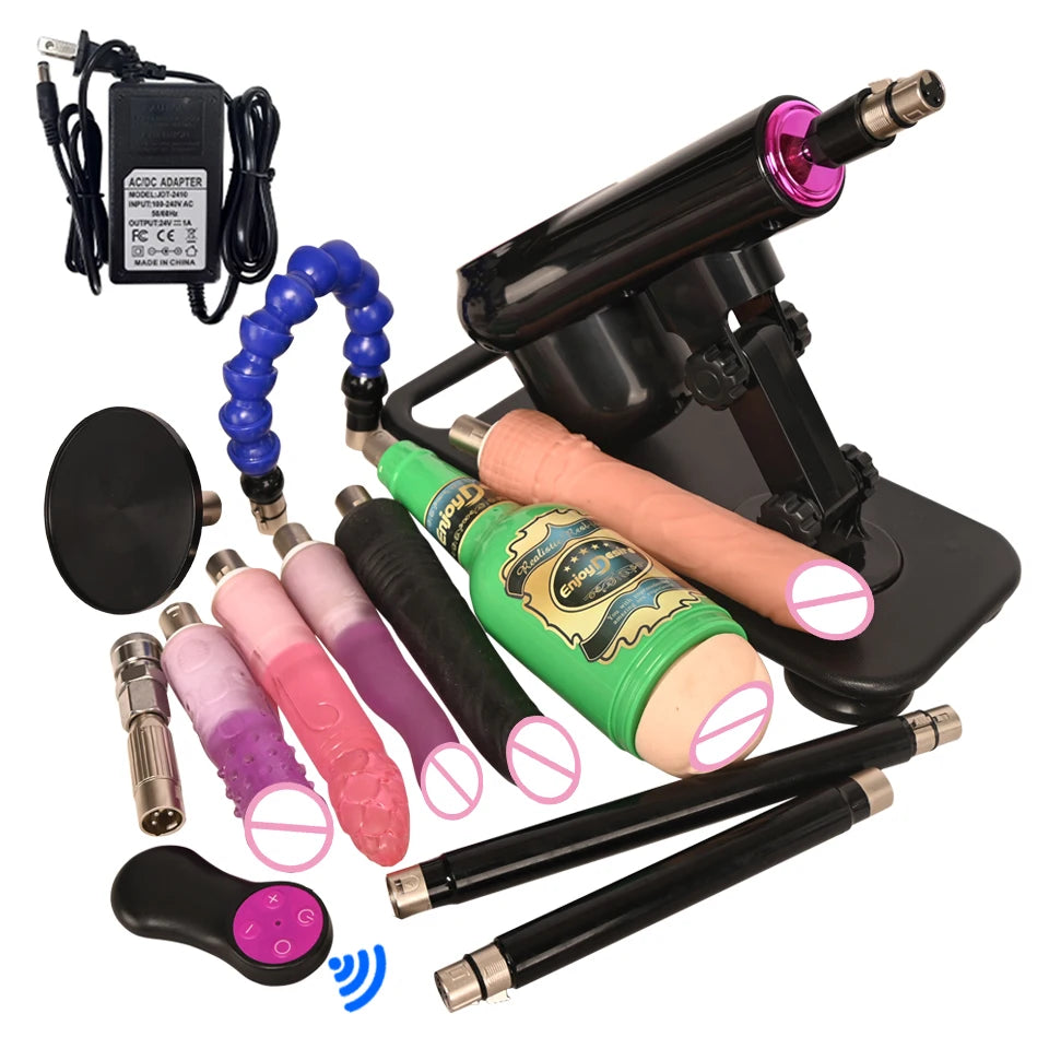 Wireless Remote Control Sex Machine Set