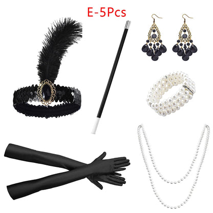 1920s Flapper Cosplay Accessory Set