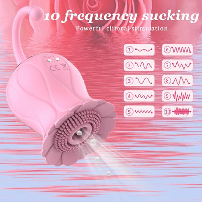 Flower-Shaped Clitoral Vibrator