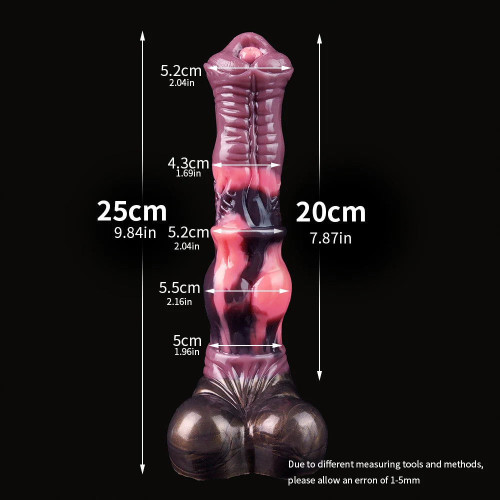 Realistic Horse Dildo — Liquid Silicone 3 Sizes