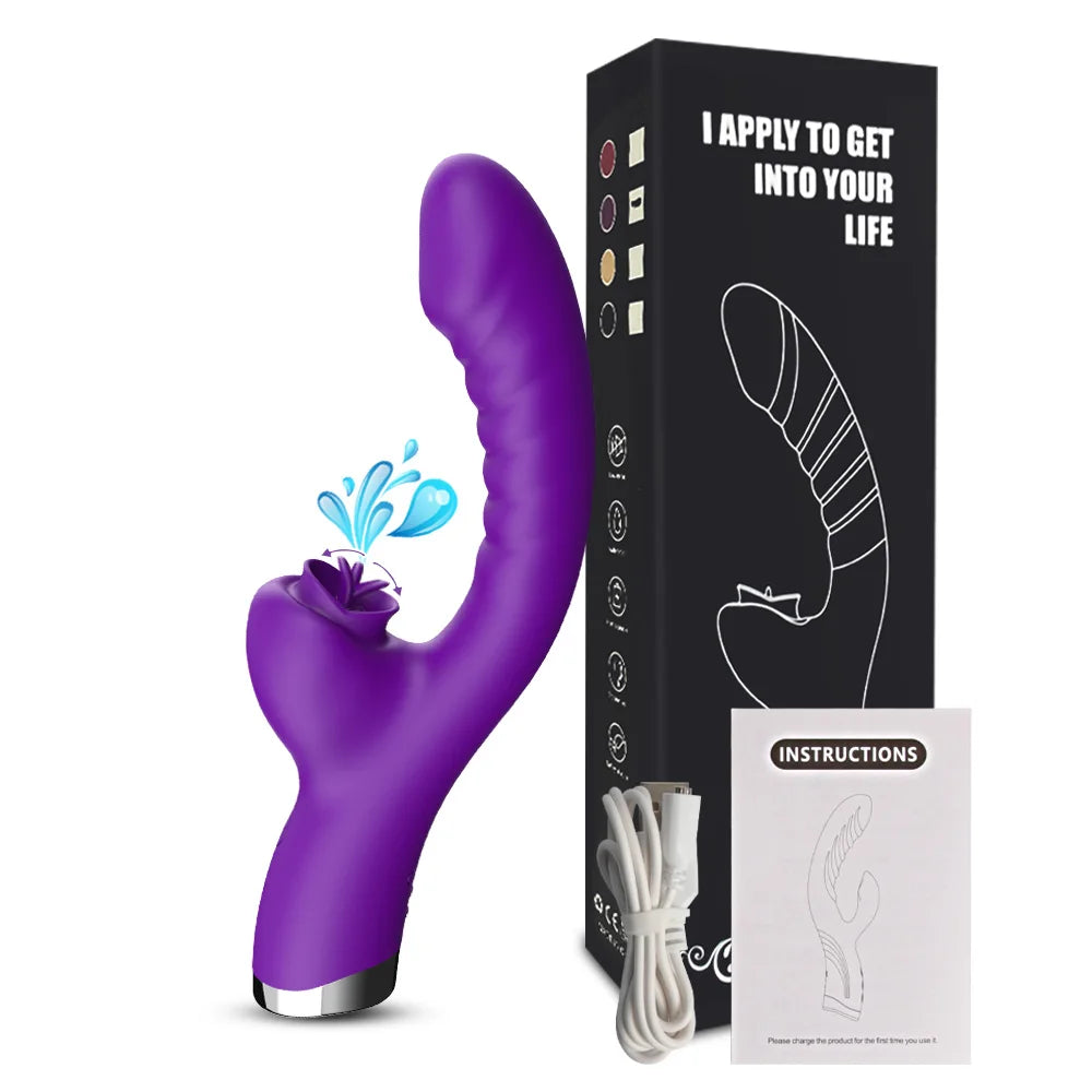 10 Tongue Licking Modes Vibrator