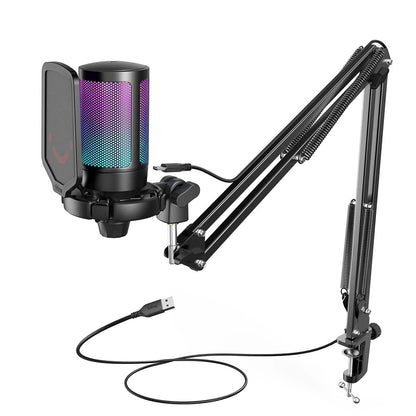 Microphone with RGB Lighting