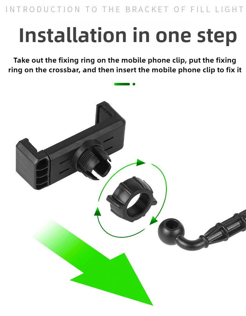 Smartphone LED Ring Light Stand