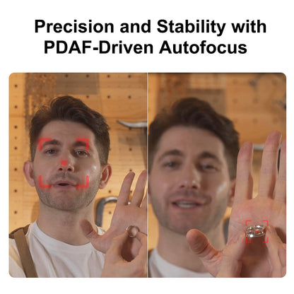Autofocus, Dual Microphones Cam