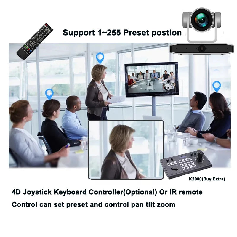 AI Auto Framing & Voice Tracking Cam