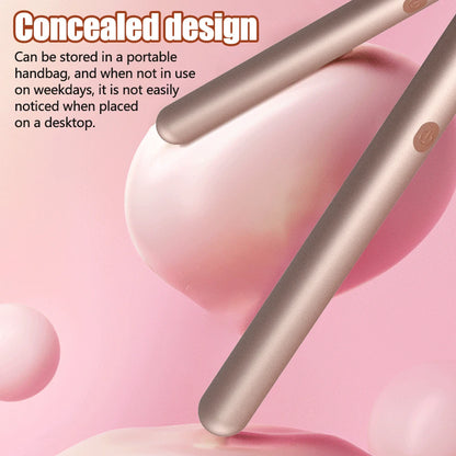 Portable Metal Love Bullet Vibrator Necklace with Chain Nipple G-spot Stimulator Anal Plug Waterproof Sex Toys for Adult Women