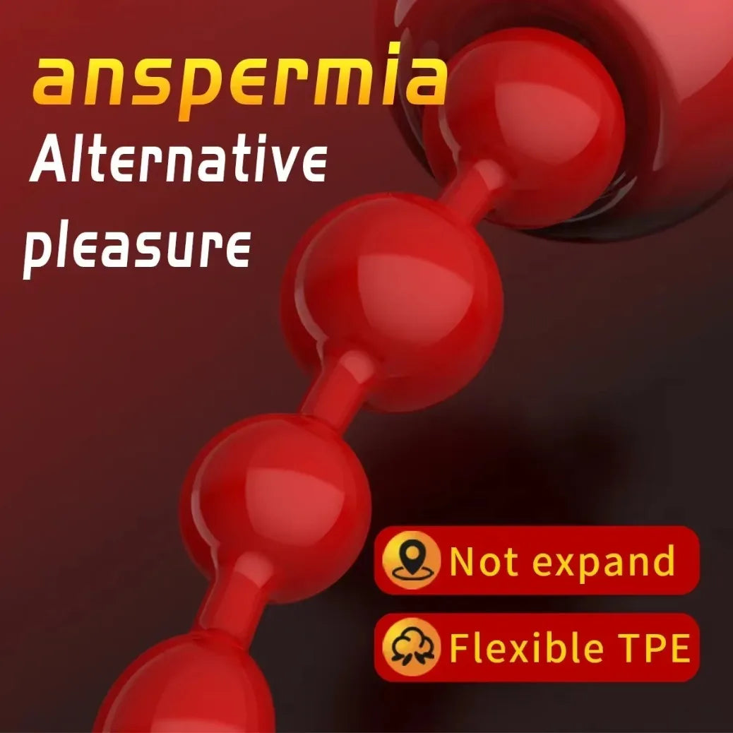 Anal Bead Sex Toy Female Male Homosexual Buttocks Bead Long Buttocks Bead Vagina Clit Pull Global Anal Stimulator Sex Toy.
