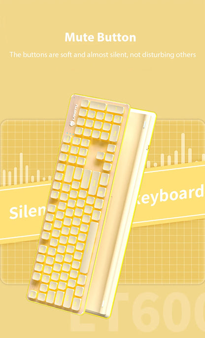 Hot-Swappable LED Keyboard
