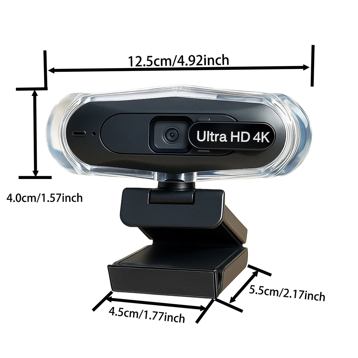 4k LED Light Autofocus Webcam