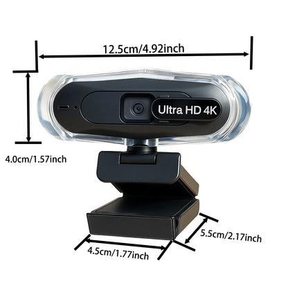 4k LED Light Autofocus Webcam