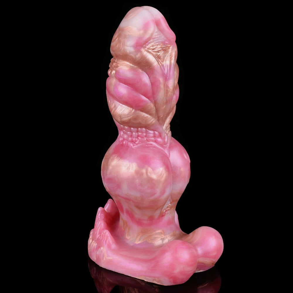 Knotted Wolf Fantasy Dildo — Suction Cup 2 Sizes