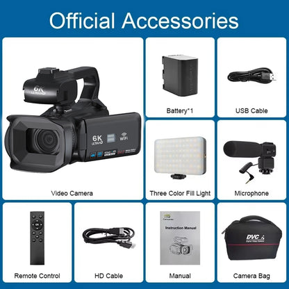 Ultra HD 6K Camcorder