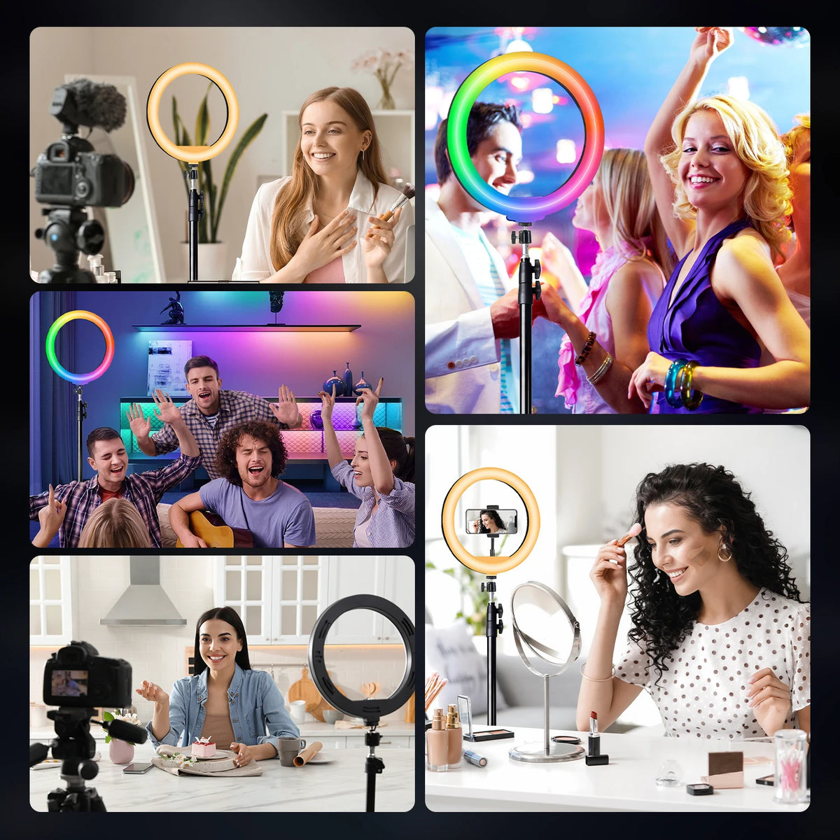 LED Ring Light 10 Tripod