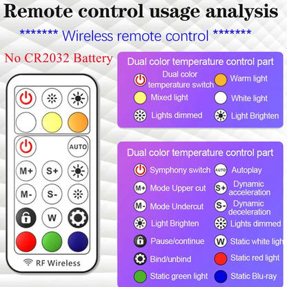 Remote Control LED Light Lamp Ring